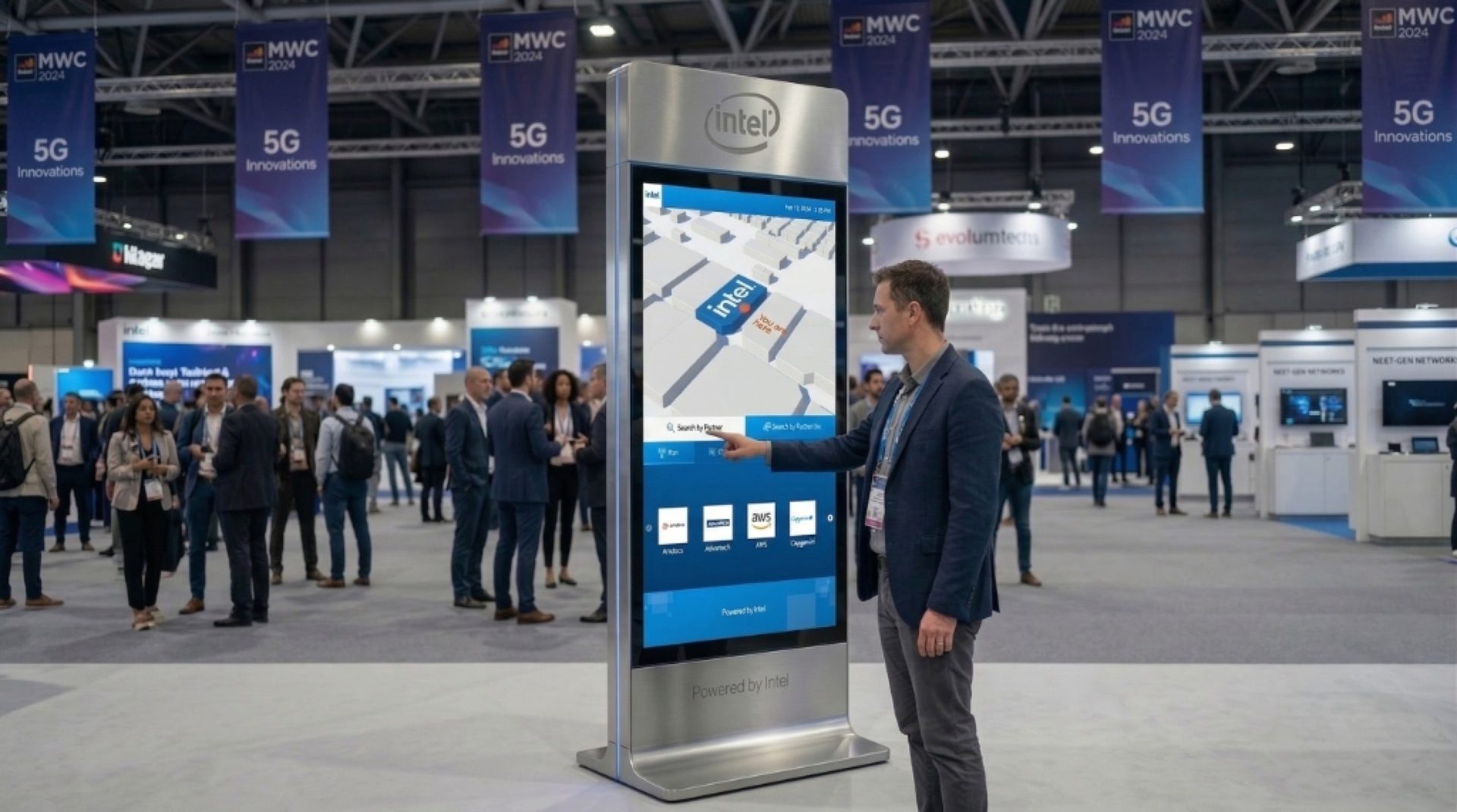 Intel MWC Interactive Kiosk Overview